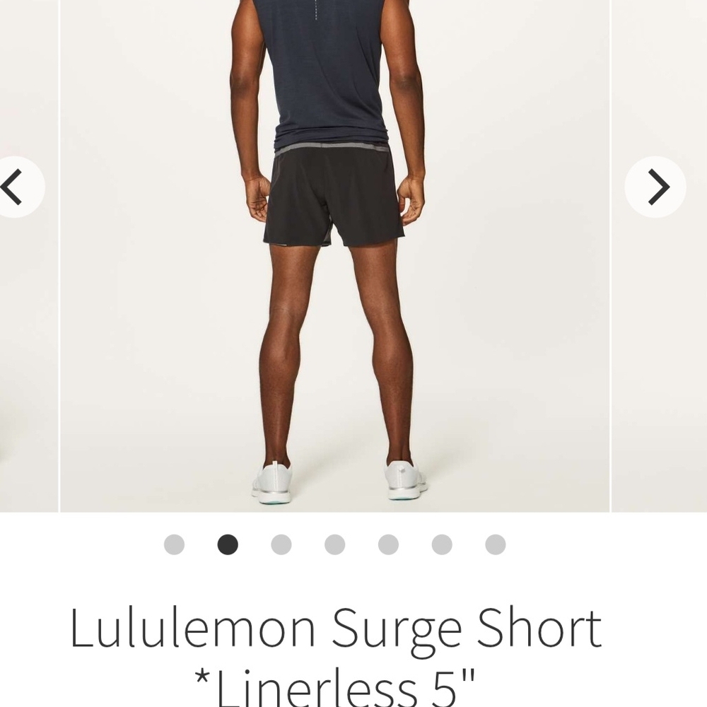 Lululemon Men's Black Linerless Shorts